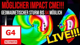 Möglicher Impact CME  Sonnensturm bis G4 möglich am 12052024 [upl. by Undry]