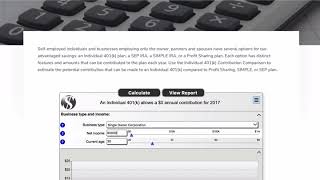 Solo 401k Contribution Calculator [upl. by Magree]