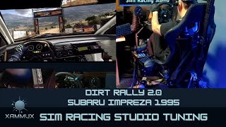 DiRT Rally 20 Group A Subaru Impreza 1995  Sim Racing Studio Tuning  DOF Reality P6 [upl. by Assiar]