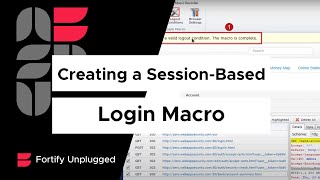 Create a SessionBased Login Macro in WebInspect [upl. by Artap147]