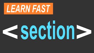 HTML section Tag Tutorial Semantic Element Easy Guide for Beginners [upl. by Akimahc146]