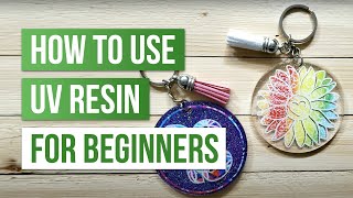 How To Use UV Resin For Beginners [upl. by Yrevi]