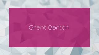 Grant Barton  appearance [upl. by Siubhan]