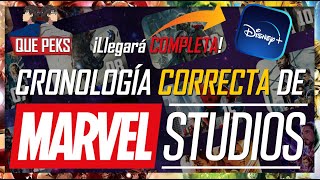 ¡Cronología CORRECTA del Universo Cinematográfico de MARVEL  2020 [upl. by Harlene]