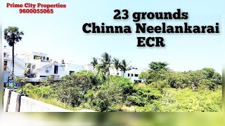 23 Grounds land Sale in Chinna Neelankarai ECR Chennai 🆔1539 beachhouse residential landforsale [upl. by Earas]