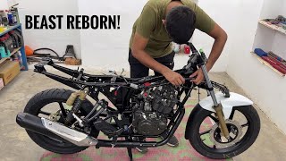 Rebuild Timelapse  TVS Apache RTR 160180 Old Model [upl. by Atinnod163]