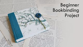 BEGINNER BOOKBINDING PROJECT  Art Journal [upl. by Ramsay]