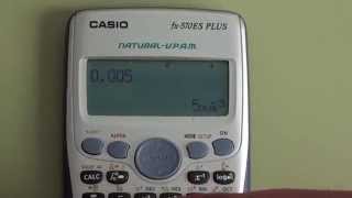 Cómo configurar decimales en resultados en CASIO fx570ES PLUSpasos en descripción [upl. by Meredeth378]