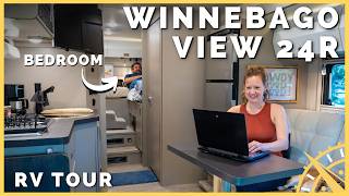 🚐💨 Were Living in the Worlds FIRST Winnebago View 24R  Full RV Tour  Newstate Nomads [upl. by Johnson]