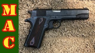 Colt 1911 45 ACP Torture Test  Gauntlet [upl. by Nyrehtak]