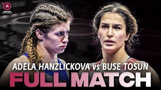 Buse TOSUN TUR vs Adela HANZLICKOVA CZE  2024 Seniors European Championships  12  WW 68Kg [upl. by Eaner]