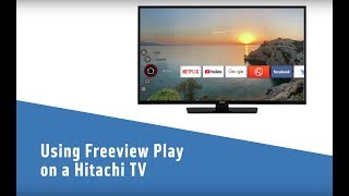 Using Freeview Play on Hitachi TV [upl. by Ivgnout]