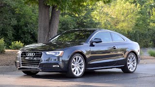 2015 Audi A5 20T Coupe 6MT  WR TV Walkaround [upl. by Ahsinehs]