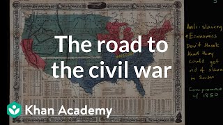 Increasing political battles over slavery in mid 1800s  US History  Khan Academy [upl. by Kyre]