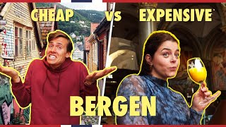 High VS Low travel budget in BERGEN  Visit Norway [upl. by Karlow863]