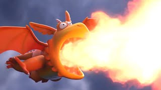 Zog Has A Fire Breathing Battle  Zog Movie [upl. by Aldin]