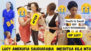 KENYANS IN SAUDI ARABIA MOURNS DEATH OF LUCY NYAMBURA AKI KIFO YAKE IMEUMA DUNIA MZIMA [upl. by Aiuqat715]