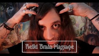 20 min Reiki Brain Massage  ASMR [upl. by Dlabihcra]