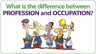 Profession vs Occupation  What is the difference [upl. by Assil179]