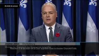 Churchill Falls Québec se réjouit de la décision [upl. by Bennir421]