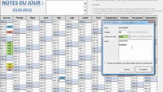 EXCEL Calendrier gratuit à télécharger [upl. by Ecitsuj295]