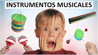 11 INSTRUMENTOS MUSICALES CON MATERIAL RECICLADO PARA NIÑOS 15 IDEAS PARA NAVIDAD [upl. by Brodsky312]