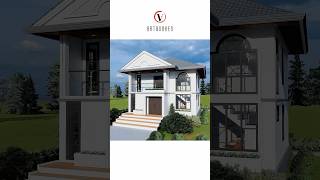 Modern 2 Storey 3 Bedroom House Design [upl. by Engis145]