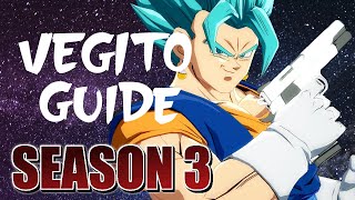 Vegito SSGSS BnB Combos amp Basics Guide  DRAGON BALL FIGHTERZ SEASON 35 [upl. by Arvid]