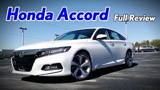 2018 Honda Accord Full Review  Touring Sport EXL EX amp LX [upl. by Eelyk]