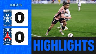 Auxerre vs PSG  Highlights  Ligue 1 2024 [upl. by Llirrehs]