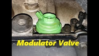 Automatic Transmission Modulator Valve Replacement  W126 Mercedes 7223 [upl. by Lechar]