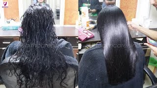 Get Shiny Hair  Hair Silk Treatment Step By Step Straight Hair [upl. by Lebar]