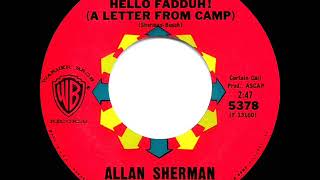 1963 HITS ARCHIVE Hello Mudduh Hello Fadduh  Allan Sherman a 1 record [upl. by Ham]