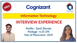 Cognizant GenC Elevate Interview Experience  2022 [upl. by Dorej]