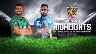 Bangladesh vs Sri Lanka Highlights  1st T20i  Sri Lanka tour of Bangladesh 2024 [upl. by Absalom]