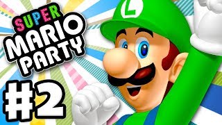 Super Mario Party  Gameplay Walkthrough Part 1  Intro and Whomps Domino Ruins Nintendo Switch [upl. by Pippo]