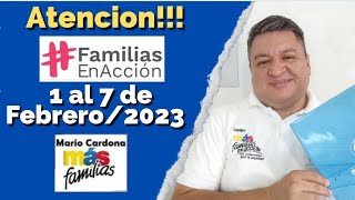 ✅ FAMILIAS en ACCIÓN ATENTOS a ESTA FECHA 1 al 7 de FEBRERO2023🙏 [upl. by Oirasan]