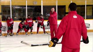 NHL Skills Forechecking From Canadian Tire Hockey School [upl. by Lindeberg]