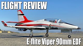 Eflite Viper 90mm EDF Assembly amp Flight Review  The RC Geek [upl. by Yecies187]