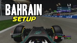 F1 2014 Bahrain Hotlap  Setup [upl. by Hsirehc643]