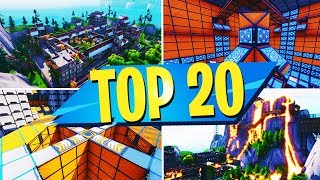 TOP 20 MOST FUN Creative Maps In Fortnite  Fortnite Creative Map CODES [upl. by Weinreb]