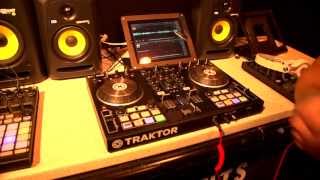 NATIVE INSTRUMENTS TRAKTOR KONTROL S2 MK2  S4 MK2 review at The BPM Show 2013 [upl. by Notsej]