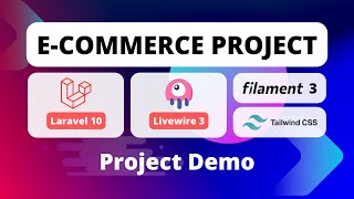 ECommerce Project Using Laravel 10 Livewire 3 Filament 3 amp Tailwind CSS  Project Demo [upl. by Penney]