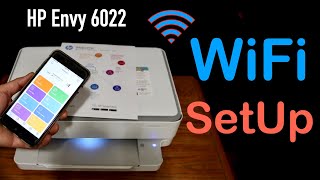 HP Envy 6022 WiFi SetUp [upl. by Rehtnug]