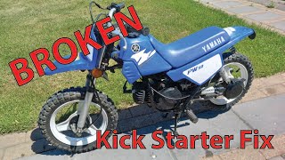 PW50 Kick Starter Fix  Full Process  Replacement [upl. by Sixla]