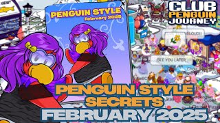 FEBRUARY 2025 PENGUIN STYLE SECRETS  Club Penguin Journey [upl. by Riannon158]