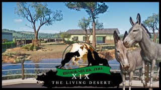 Brooksburk Zoo  The Living Desert  Planet Zoo  Speedbuild [upl. by Nauqet]