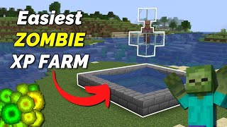 Beat easy zombie XP farm in Minecraft viralvideosubscribeminecraft [upl. by Buzzell]