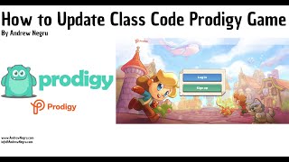 How to Update Class Code Prodigy Game [upl. by Aniuqal649]