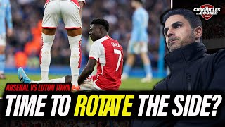 ARSENAL VS LUTON TOWN Time to rotate the side Preview Starting XI amp Predictions [upl. by Romilda]